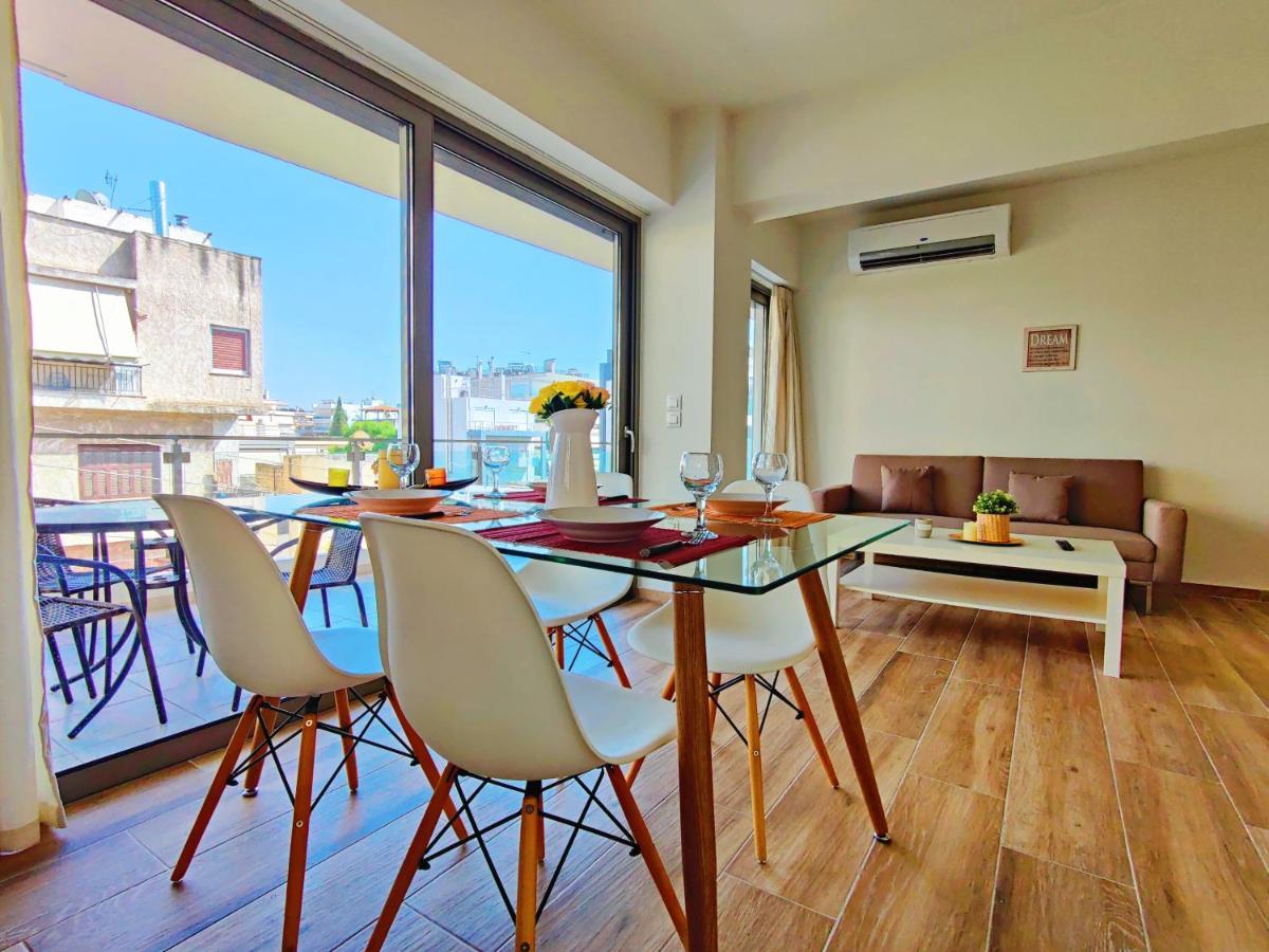 Wsd Luxury Bright 2Bd Apt With Sea View Balcony Athen Eksteriør bilde