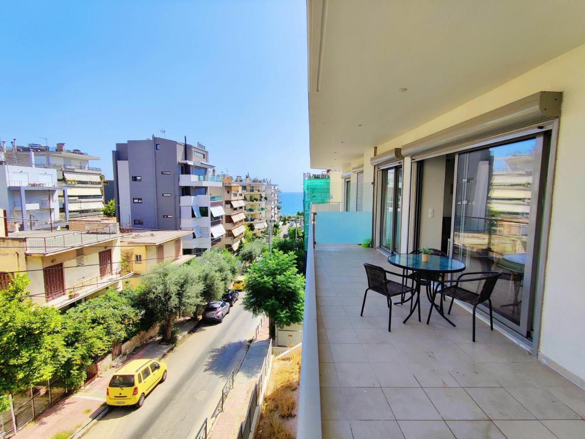 Wsd Luxury Bright 2Bd Apt With Sea View Balcony Athen Eksteriør bilde